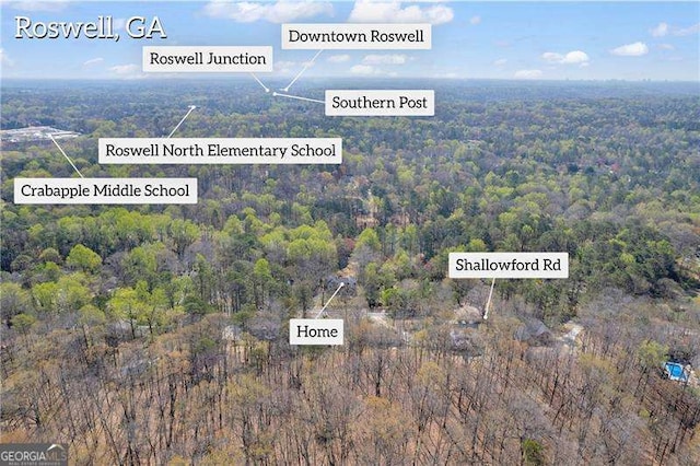 10845 Shallowford Rd, Roswell, GA 30075 - map / location