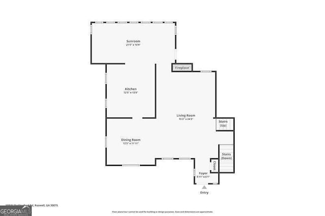 10845 Shallowford Rd, Roswell, GA 30075 - view of room layout