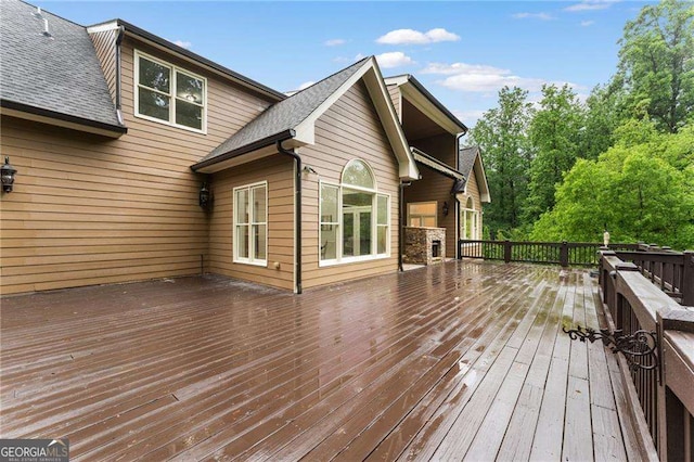 5705 Registry Oaks Ln SE, Mableton, GA 30126 - view of wooden deck