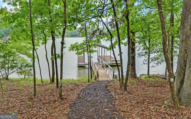 340 Currahee Trl, Toccoa, GA 30577 - dock with a water view