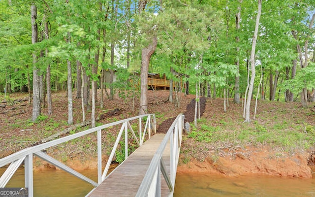340 Currahee Trl, Toccoa, GA 30577 - dock area featuring a water view