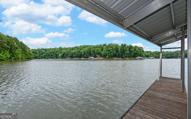 340 Currahee Trl, Toccoa, GA 30577 - dock featuring a water view