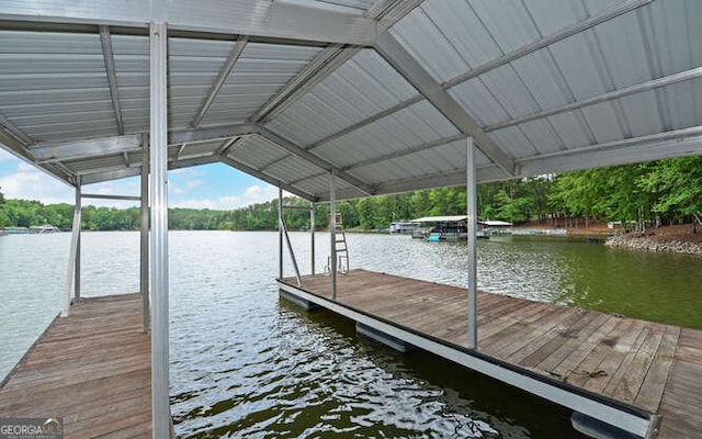 340 Currahee Trl, Toccoa, GA 30577 - dock area with a water view