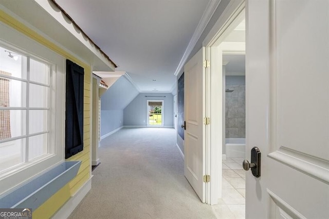 7 Hogan Ln NW, Rome, GA 30165 - corridor with light colored carpet and crown molding
