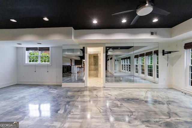 7 Hogan Ln NW, Rome, GA 30165 - unfurnished room with ceiling fan and recessed lighting