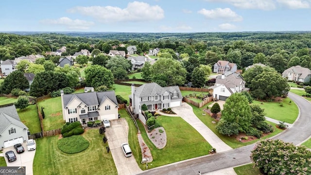 224 Mountain View Dr, Woodstock, GA 30188 - aerial perspective of suburban area