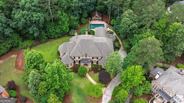816 Blackfoot Trl, Suwanee, GA 30024 - view from above of property