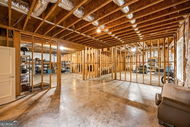 816 Blackfoot Trl, Suwanee, GA 30024 - misc room featuring concrete flooring
