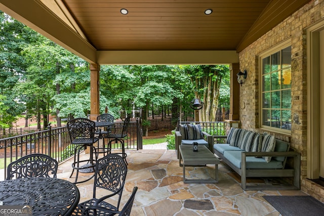 816 Blackfoot Trl, Suwanee, GA 30024 - view of patio with outdoor dining space and outdoor lounge area