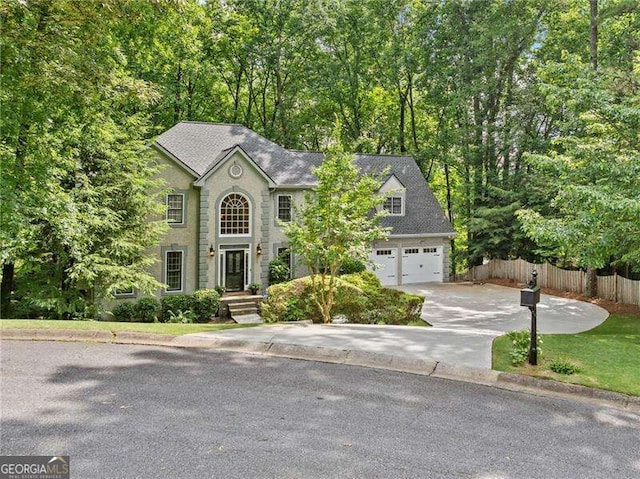 4402 Windsor Oaks Chase, Marietta, GA 30066 - colonial house featuring concrete driveway