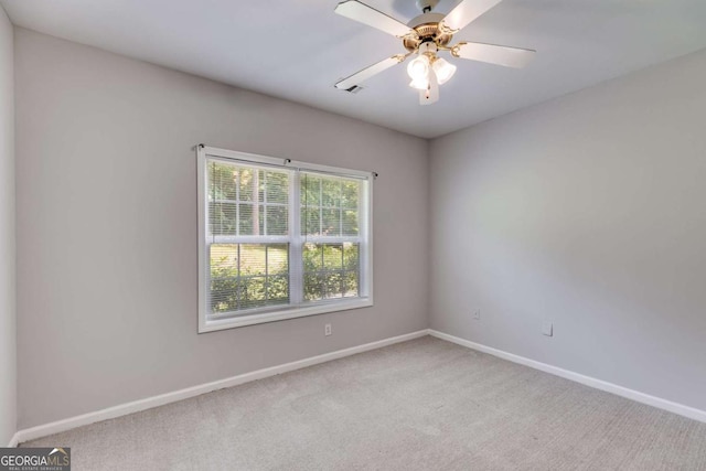 7712 Autry Cir Unit 701, Douglasville, GA 30134 - carpeted empty room featuring baseboards and ceiling fan