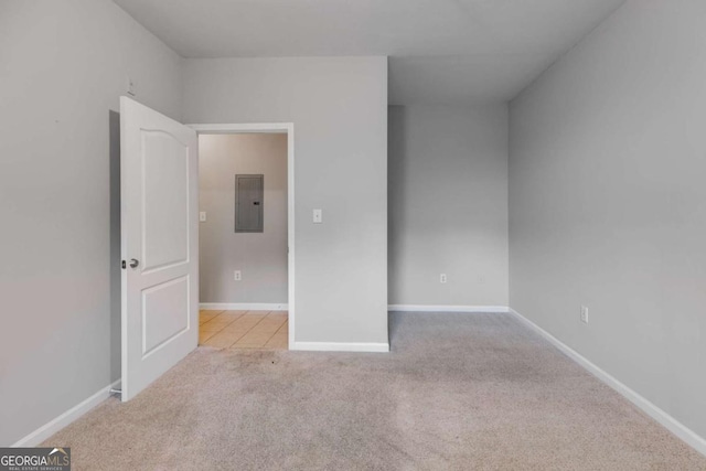 7712 Autry Cir Unit 701, Douglasville, GA 30134 - unfurnished bedroom with electric panel, carpet floors, and baseboards