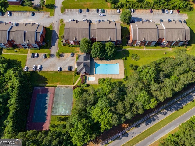 7712 Autry Cir Unit 701, Douglasville, GA 30134 - aerial view of a pool