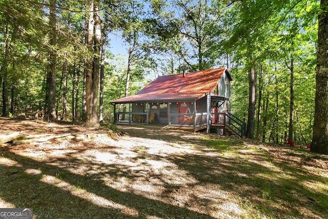488 S Lemmon Ln Unit 289, Ellijay, GA 30540 - view of outdoor structure with covered porch