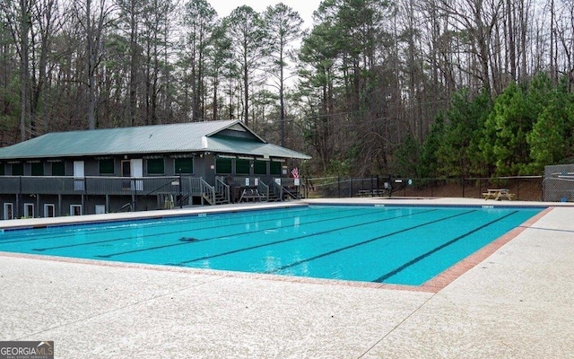 488 S Lemmon Ln Unit 289, Ellijay, GA 30540 - community pool with view of wooded area
