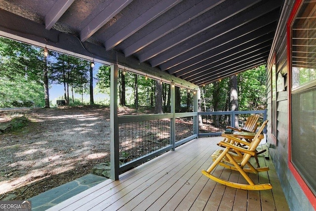 488 S Lemmon Ln Unit 289, Ellijay, GA 30540 - view of wooden terrace