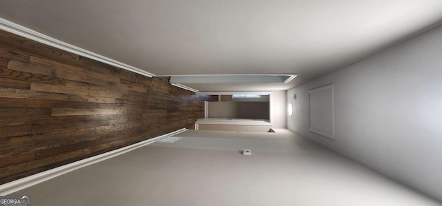 2663 Washington St NW, Atlanta, GA 30318 - hallway featuring wood walls