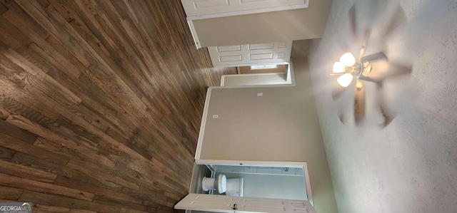 2663 Washington St NW, Atlanta, GA 30318 - unfurnished living room featuring wooden walls