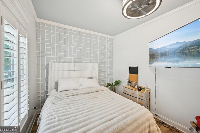 999 Smith St SW, Atlanta, GA 30310 - bedroom with crown molding and baseboards