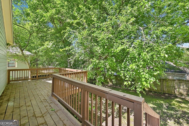 999 Smith St SW, Atlanta, GA 30310 - deck featuring a fenced backyard
