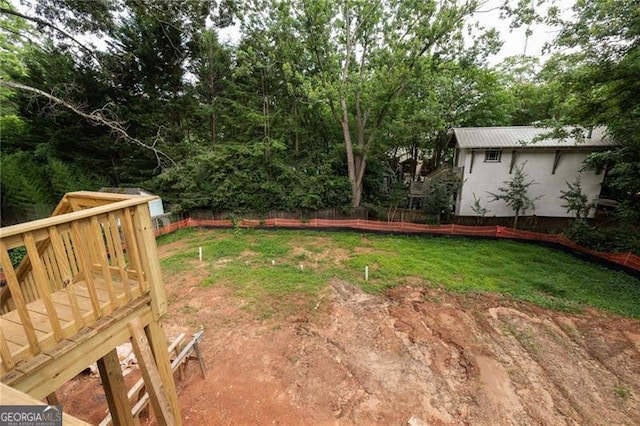 1115 Ralph Rd NE, Atlanta, GA 30324 - view of yard with a deck