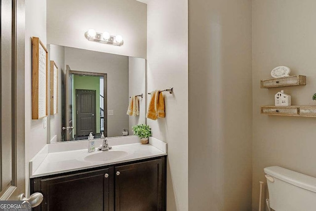 1148 Abe Lincoln Way, Jefferson, GA 30549 - half bathroom with toilet and vanity