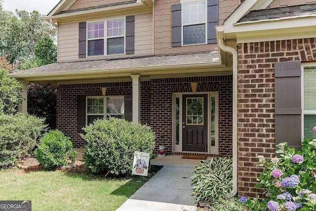 1148 Abe Lincoln Way, Jefferson, GA 30549 - entrance to property with brick siding
