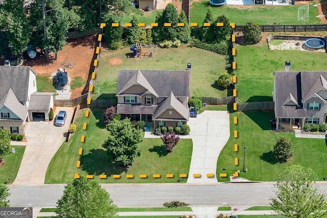 1148 Abe Lincoln Way, Jefferson, GA 30549 - view of property location with property parcel outlined