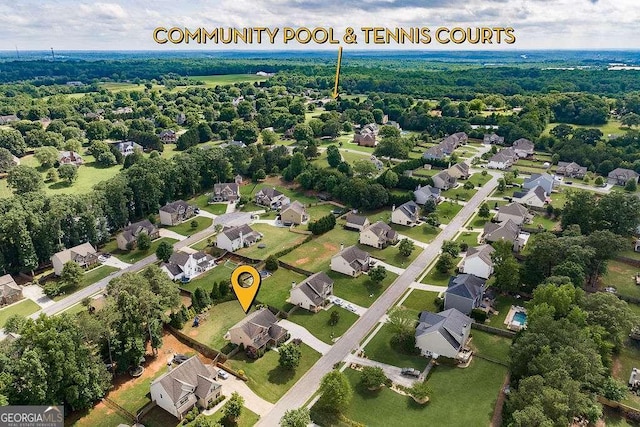 1148 Abe Lincoln Way, Jefferson, GA 30549 - aerial perspective of suburban area
