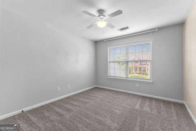 3 Stonebridge Way, Newnan, GA 30265 - spare room featuring carpet, a ceiling fan, and baseboards