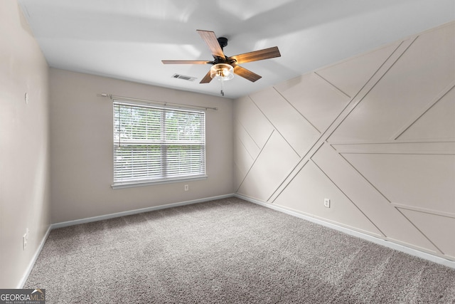 3 Stonebridge Way, Newnan, GA 30265 - carpeted spare room featuring a ceiling fan and baseboards