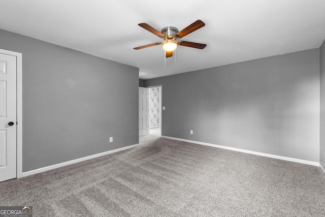 3 Stonebridge Way, Newnan, GA 30265 - carpeted empty room with a ceiling fan and baseboards