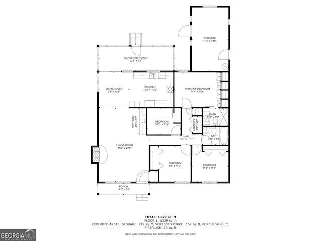 413 Panorama Pl, Macon, GA 31220 - view of home floor plan