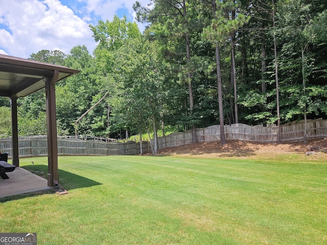 536 Longwood Pl, Dallas, GA 30132 - view of yard with a patio area