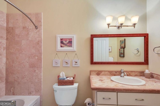 180 Shadow Wood Bnd, Saint Simons, GA 31522 - full bath with vanity and washtub / shower combination