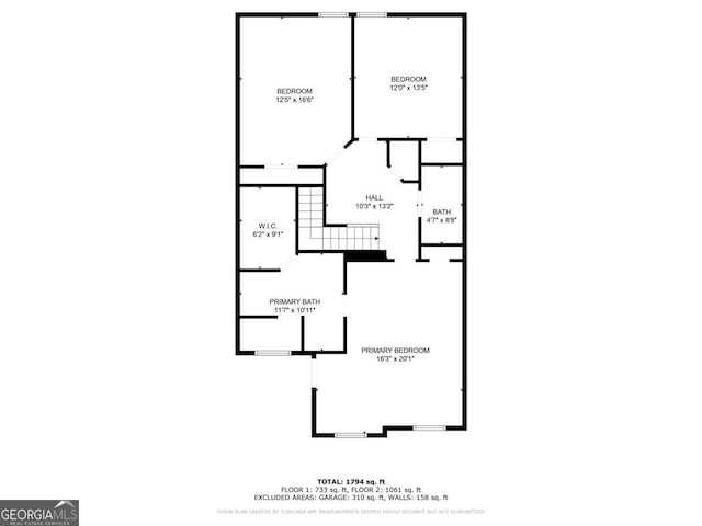 541 Shadow Valley Ct, Lithonia, GA 30058 - home floor plan
