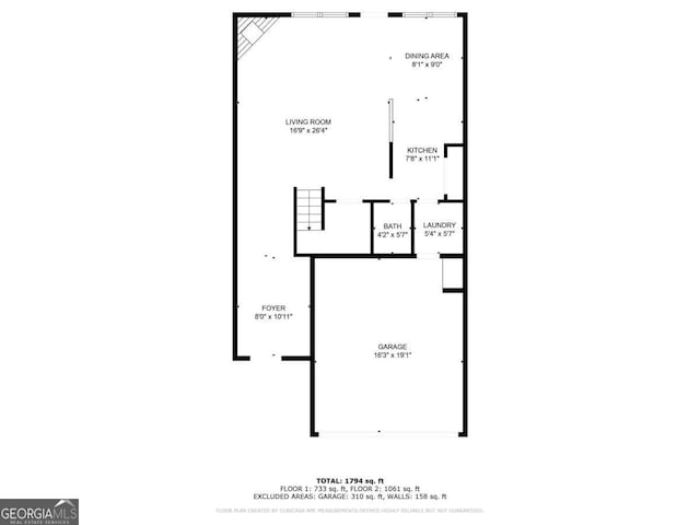 541 Shadow Valley Ct, Lithonia, GA 30058 - property floor plan