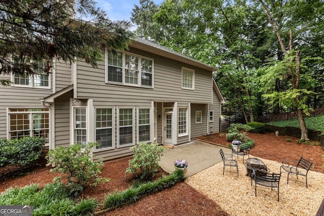 5860 Fairway View Dr, Suwanee, GA 30024 - back of house featuring a patio