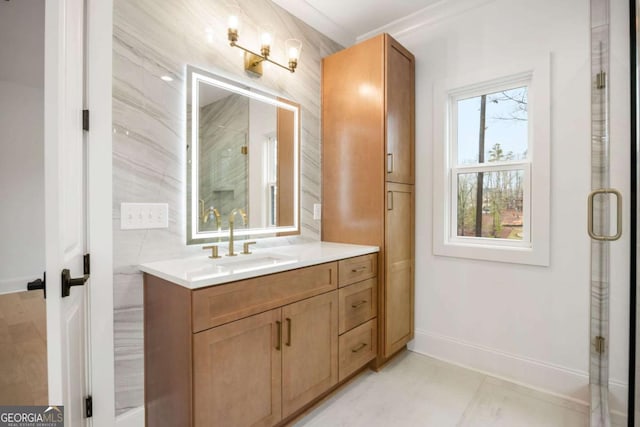 1050 Carnoustie, Greensboro, GA 30642 - full bath with vanity and a shower stall