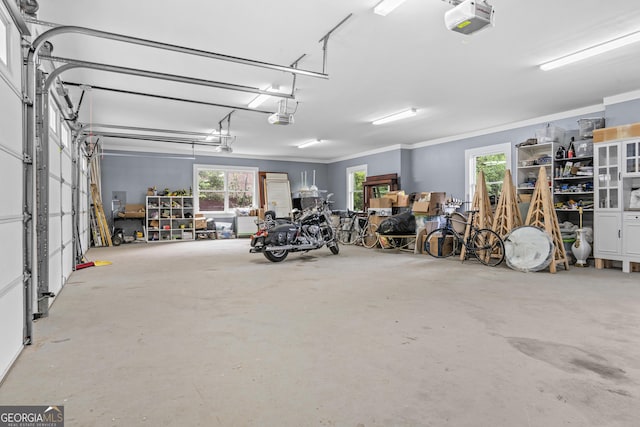 766 E Ave, Madison, GA 30650 - garage with a garage door opener