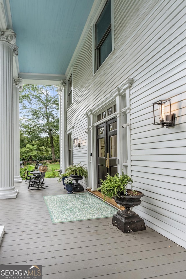 766 E Ave, Madison, GA 30650 - view of wooden terrace