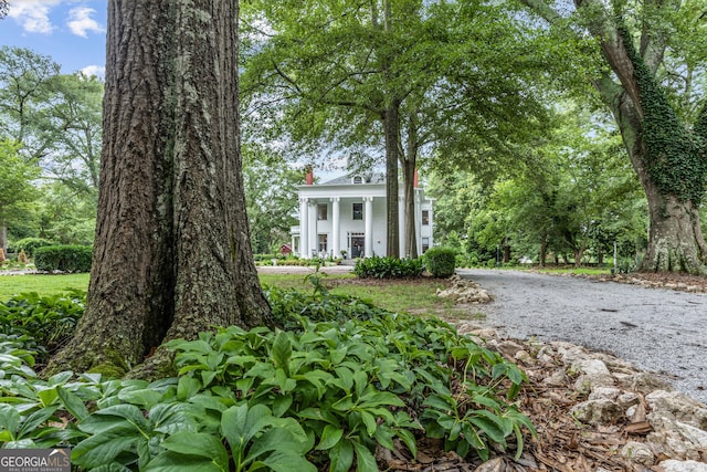 766 E Ave, Madison, GA 30650 - neoclassical / greek revival house featuring a porch and a chimney
