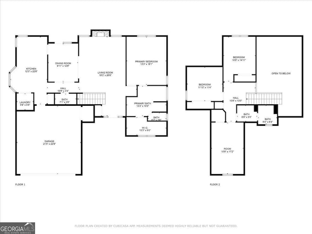 3190 Water Brook Dr SW, Conyers, GA 30094 - room layout