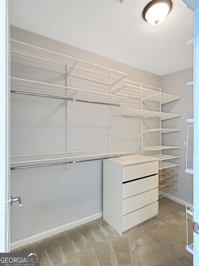 3040 Peachtree Rd Unit 1501, Atlanta, GA 30305 - walk in closet featuring carpet flooring