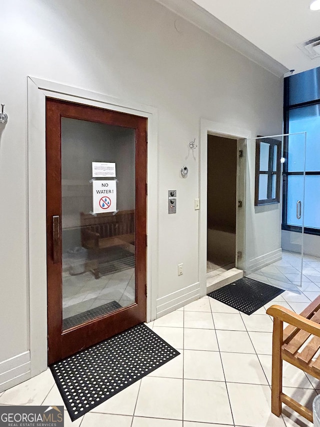 3040 Peachtree Rd Unit 1501, Atlanta, GA 30305 - interior space featuring baseboards and tile patterned floors