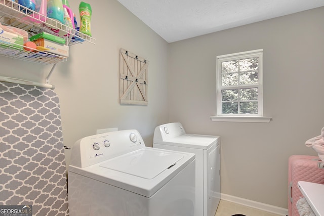 17 Roxbury Ln, Newnan, GA 30265 - laundry room featuring separate washer and dryer and baseboards