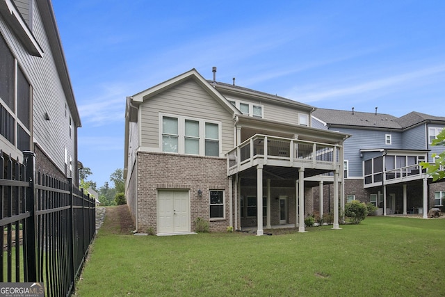 7139 Lake Edge Dr, Flowery Branch, GA 30542 - back of property featuring brick siding