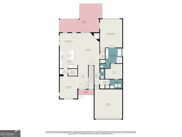 7139 Lake Edge Dr, Flowery Branch, GA 30542 - view of property floor plan