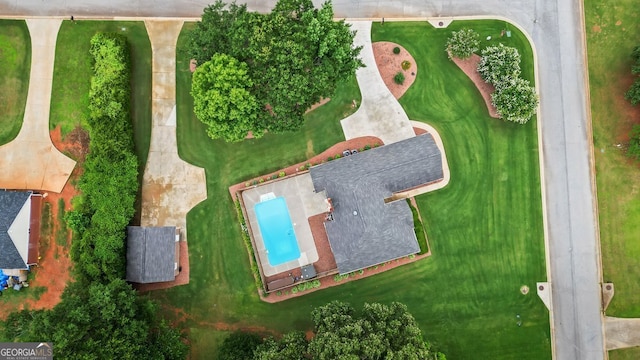 15 Livingston Way, Covington, GA 30016 - bird's eye view of a pool area