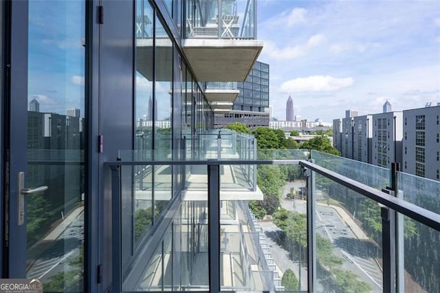 788 Marietta St Unit 311, Atlanta, GA 30318 - balcony featuring a city view
